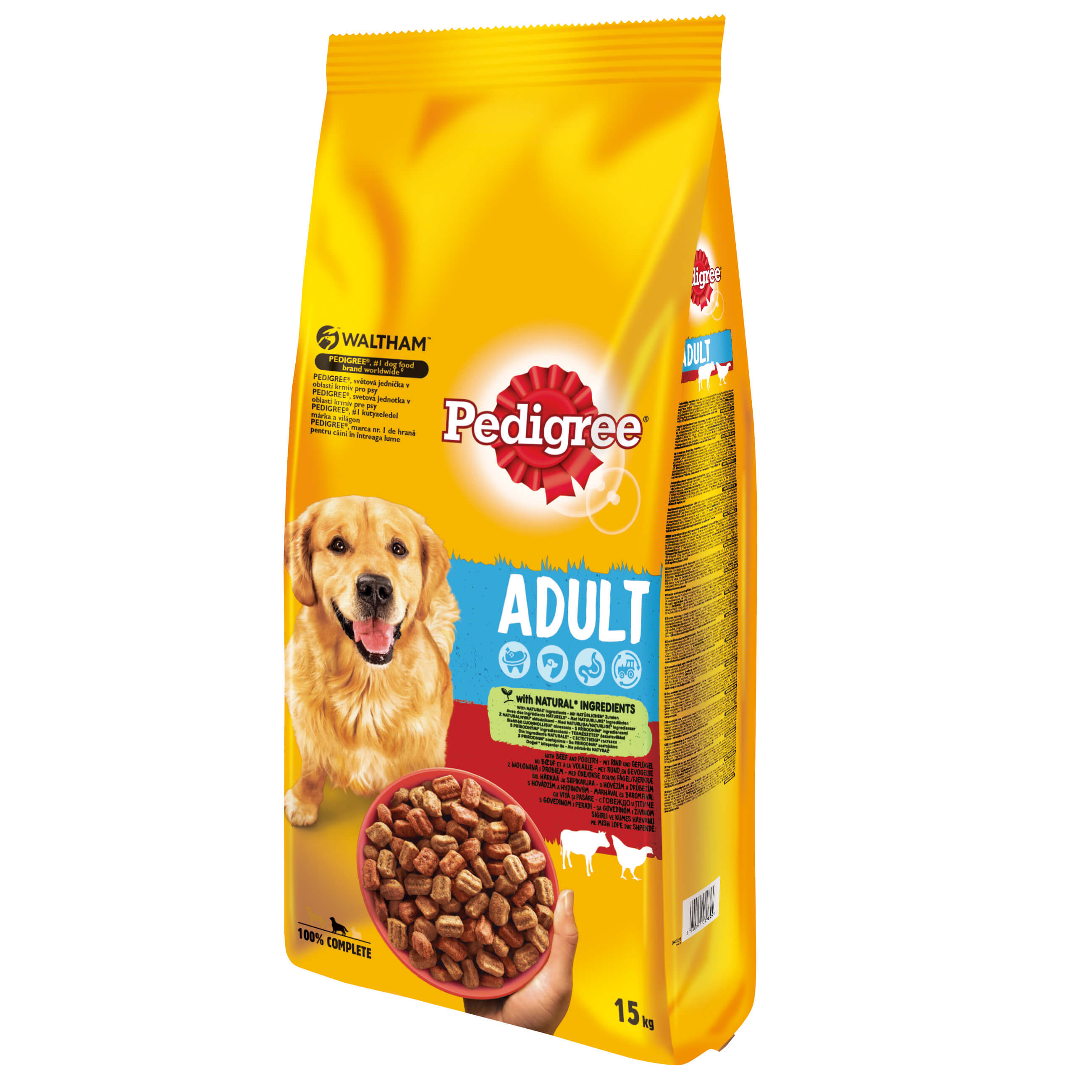 პედიგრი საქონლის ხორ შინაური ფრინველი 15კგ